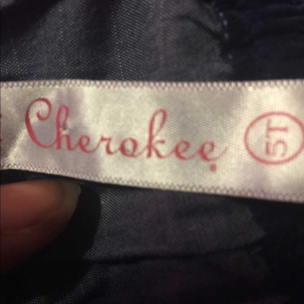 Denim like Cherokee ruffle babydoll dress size: 5T - Picture 4 of 4